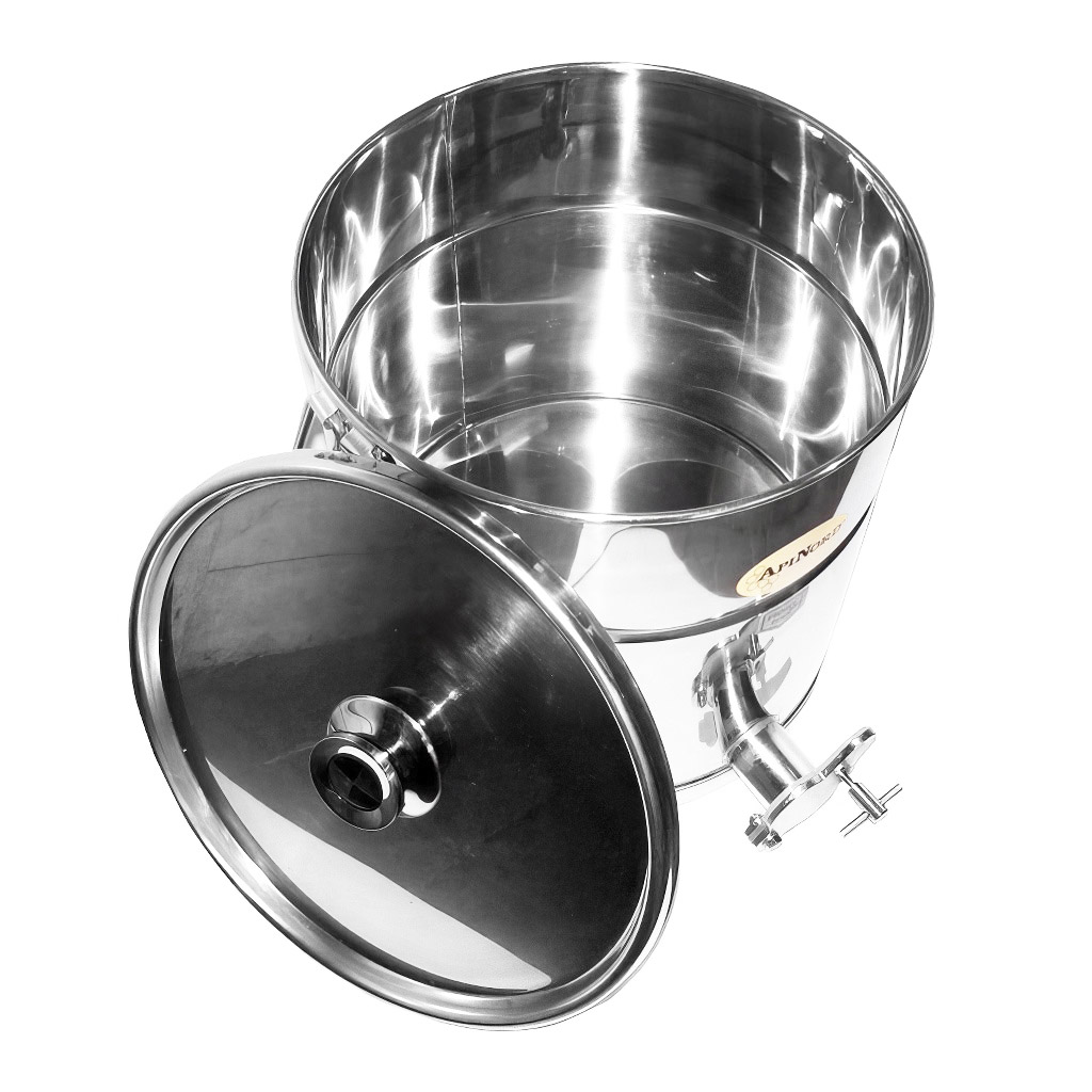 Pergetővödör ApiNord - rozsdamentes kifolyóval 25 kg